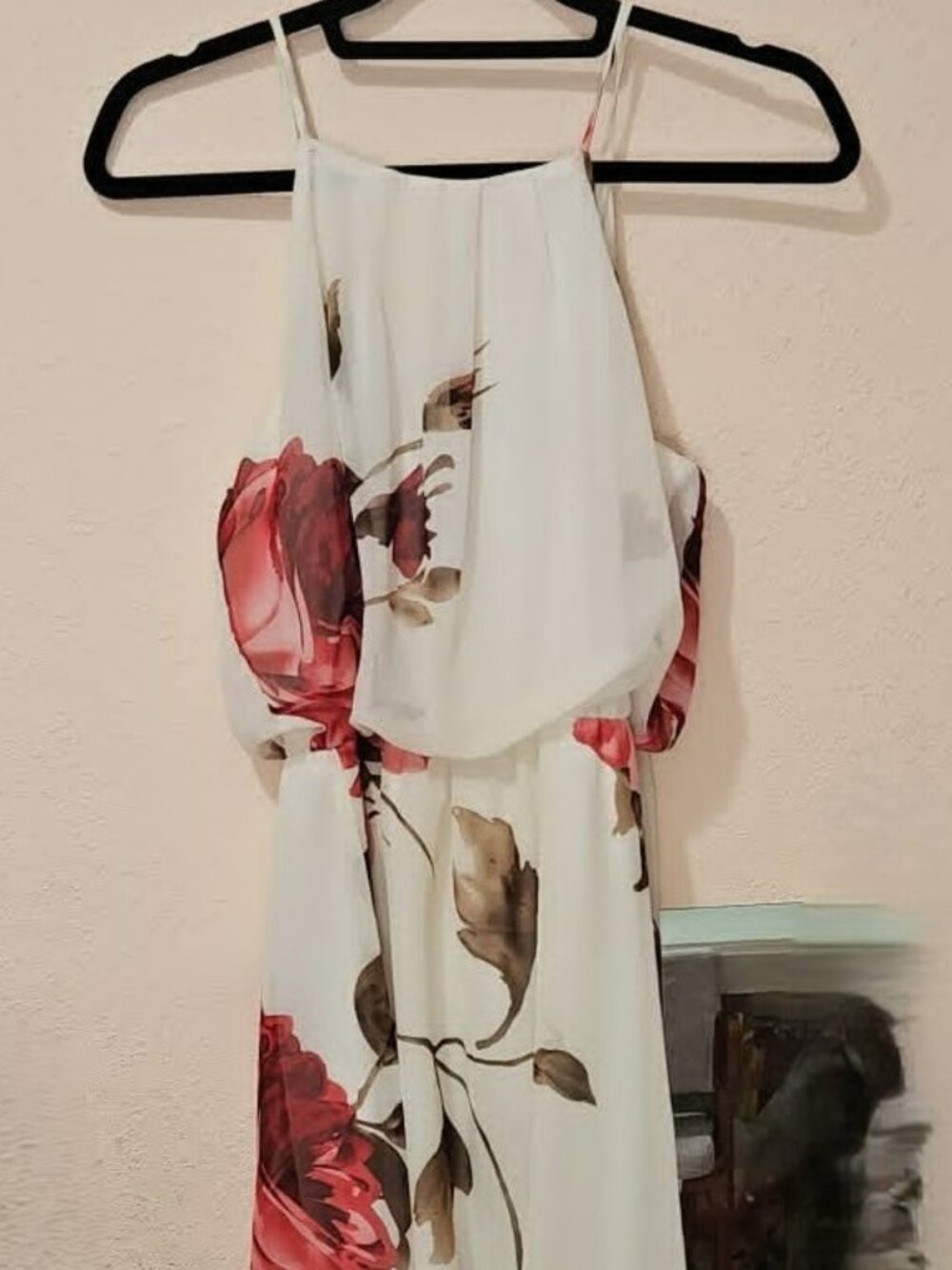Beautiful floral high-low maxi dress